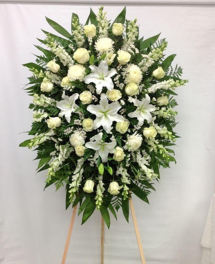 Ramo Corona fúnebre cascada