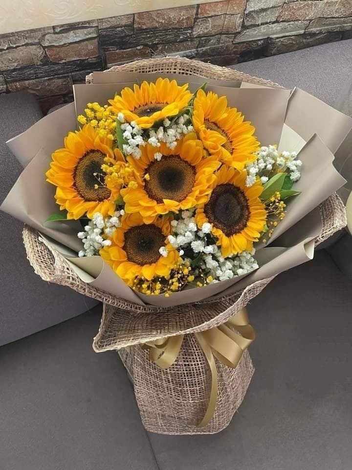 Ramo Set de 5 girasoles